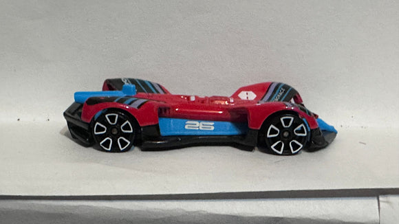 Red Roborace Robocar FYB65 ©2018 Hot Wheels Diecast Car