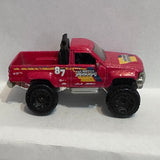 Red #87 Baja Racing '87 Toyota Truck 2011 Hot Wheels Diecast Car