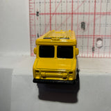 Yellow Panel Truck Maisto Diecast Car