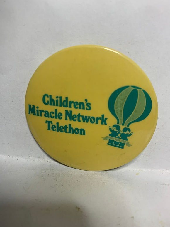 Children's Miracle Network Teleathon Logo  Button Pinback