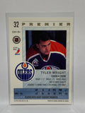 # 32 Tyler Wright  Edmonton Oilers 92-93 O-Pee-Chee Premier Hockey Cards