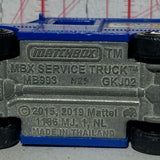 Blue Cargo Couriers MBX Service Truck MB993 GKJ02 Matchbox Diecast Car