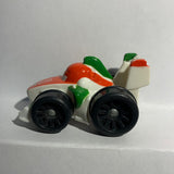 Red Green White Little People's Wheelies Flag  Fisher Price Diecast Car