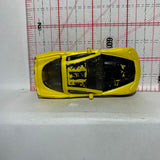 Yellow 2005 Corvette First Editions Tooned Hot Wheels Diecast Car
