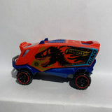 Red Dino Riders Tracking Division Aero Pod Hot Wheels Diecast Car