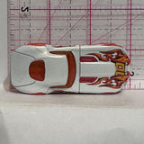 White #10 Flames Fast Felion 2008 Hot Wheels Diecast Car