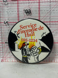 Service d'incendie de Hull  Button Pinback