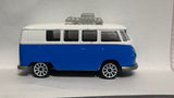 Blue White VW T1 1/59  Majorette Diecast Car