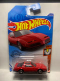 Red '84 Pontiac Firebird Muscle Mania GHD08 D7C6 2018 Long Card Hot Wheels Diecast Car