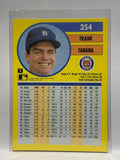# 354 Frank Tanana  Detroit Tigers 1991 Fleer Baseball card