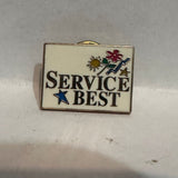 Service Best Logo  Lapel Pin