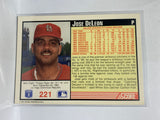 # 221 Jose Deleon  St Louis Cardinals 1991 Score Baseball Cards