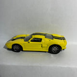 Yellow 2005 Ford GT MB671 1/62 Matchbox Diecast Car