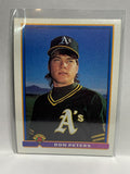 # 224 Don Peters  Oakland Athletics 1991 Bowman Baseball card
