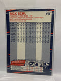 # 316 Rick Schu  Philadelphia Phillies 1988 Fleer Baseball Cards