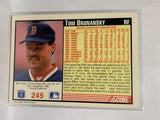 # 245 Tom Brunansky  Boston Red Sox 1991 Score Baseball Cards