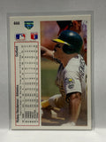 # 444 Rickey Henderson  Oakland Athletics 1991 UD  Baseball card