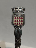 Monaco Crest Emblem  Europe Souvenir Spoon