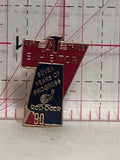 Agri Trade Exhibitor Red Deer 1990 Seven Years of Prograss  Lapel Pin