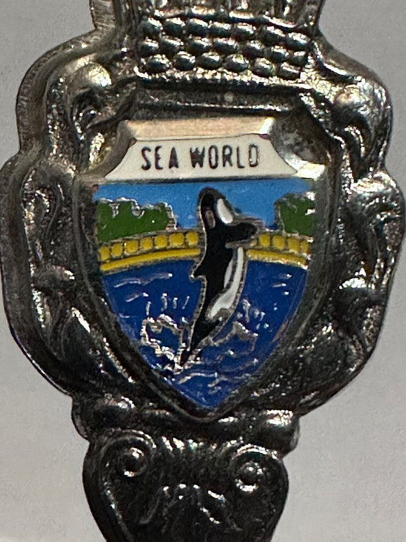 Sea World Orca Killer Whale  Misc Souvenir Spoon