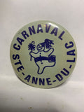 Carnaval Mascot Ste-Anne Du-Lac  Button Pinback