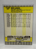 # 237 Rick Leach  Toronto Blue Jays 1989 Fleer Baseball card