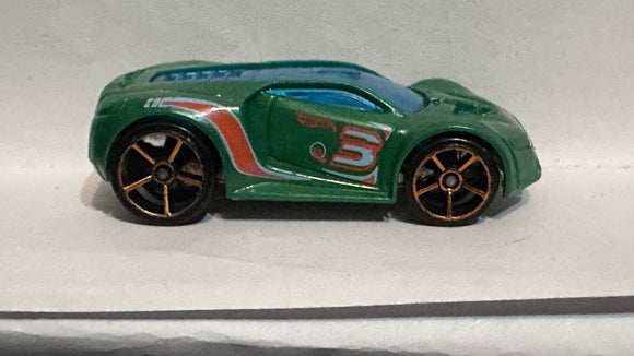 Green Ultra Rage ©2007 Hot Wheels Diecast Car