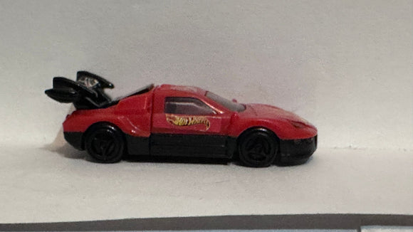 Red Kinder Ferrero DC256 Hot Wheels Diecast Car