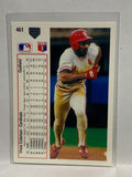 # 461 Vince Coleman  St Louis Cardials 1991 UD Baseball card