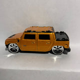 Orange Hummer H2 Concept Maisto Diecast Car