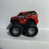 Red Outlaw Monster Jam Iron Mini G3806 Hot Wheels Diecast Car