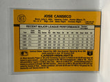 # BC-5 Jose Canseco Bonus MVP Oakland Athletics 1989 Donruss Baseball Cards