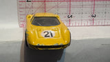 Yellow #21 Ferrari 250 Hot Wheels Diecast Car