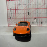 Orange Convertible Sports Car Fast Lane Diecast Car