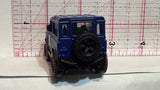 Blue Land Rover Defender 90 GHB38 ©2019 Hot Wheels Diecast Car