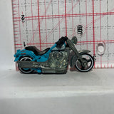 Blue Harley Davidson Fat Boy HW Workshop Hot Wheels Diecast Car