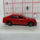 Red Mercedes Benz C-Class 6066 Motor Max Diecast Car