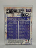 # 229 Tony Gwynn 20th Century's Best San Diego Padres 2000 Topps Chrome Baseball Cards