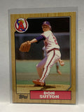 # 673 Don Sutton  Los Angeles Angels 1987 Topps Baseball Cards