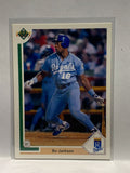 # 545 Bo Jackson  Kansas City Royals 1991 UD Baseball Cards
