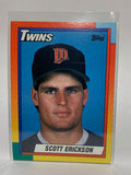 # 29T Scott Erickson  Minnesota Twins 1990 Topps Baseball Cards
