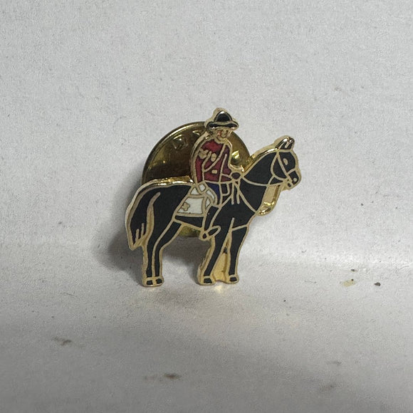 RCMP GRC Mountie on a Horse  Lapel Pin