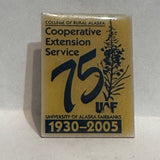 College of Rural Alaska 75th Cooperative Extension Service  Lapel Pin