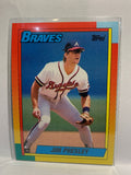 # 98T Jim Presley  Atlanta Braves 1990 Topps Baseball Cards