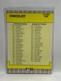 # 656 Checklist   1991 Fleer Baseball card