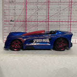 Blue Spider-Man Monoposto 2000 Hot Wheels Diecast Car