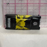 Black Yellow Wolverine Leadfoot Marvel 2010 Maisto Diecast Car
