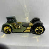 Gold Flattery Blast & Crash Hot Wheels Diecast Car