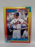# 48T Dave Justice  Atlanta Braves 1990 Topps Baseball Cards