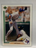 # 195 Jeff Huson  Texas Rangers 1991 UD Baseball card